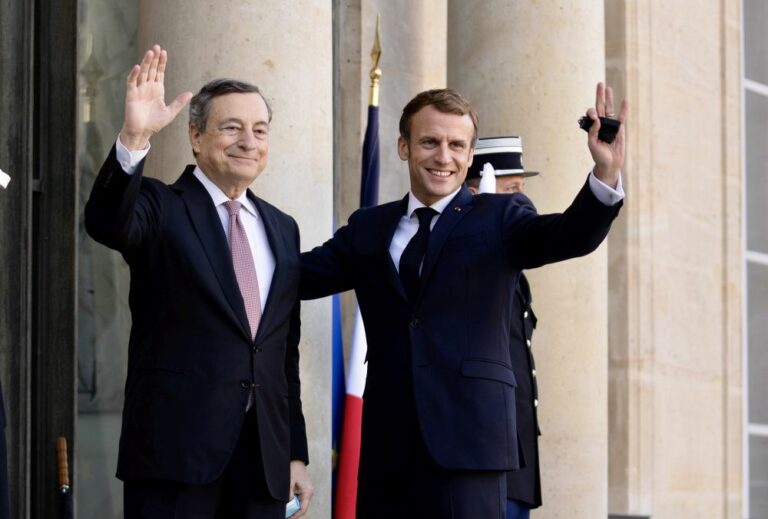 ‘The Draghi-Macron axis can be the pillar of the European Union’.